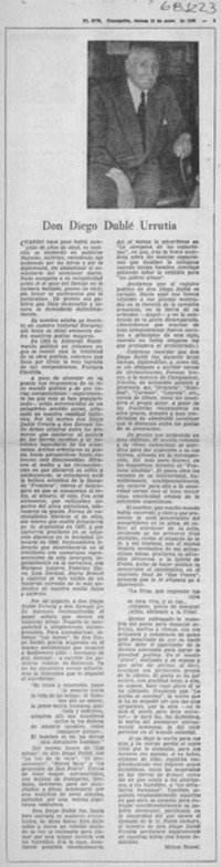 Don Diego Dublé Urrutia