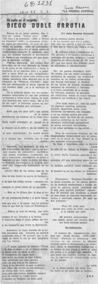 Diego Dublé Urrutia.