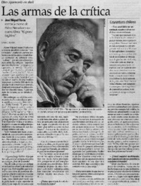 Las armas de la crítica : [entrevista]