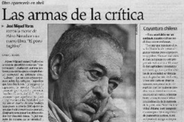Las armas de la crítica : [entrevista]