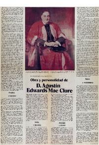 Obra y personalidad de D. Agustìn Edwards Mac Clure