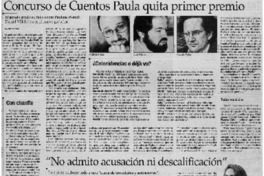 Concurso de cuentos Paula quita primer premio