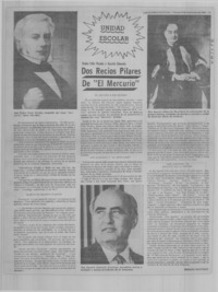 Dos recios pilares de "El Mercurio"