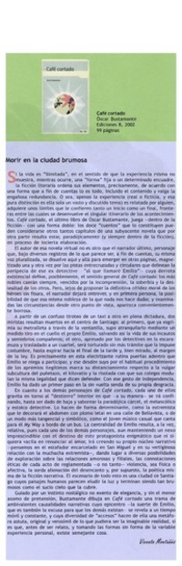 Morir en la ciudad brumosa