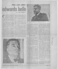 Algo más sobre Edwards Bello