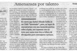 Amanazada por talento