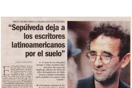Sepúlveda deja a los escritores latinoamericanos por el suelo"