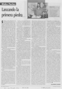 Lanzando la primera piedra": [entrevista]