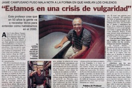 Estamos en una crisis de vulgaridad" : [Entrevista]