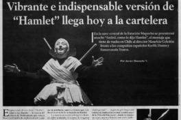 Vibrante e indispensable vesión de "Hamblet" llega a la cartelera"