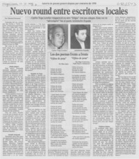 Nuevo round entre escritores locales: