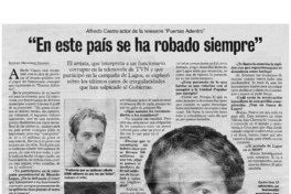 En este país se ha robado siempre" : [Entrevista]