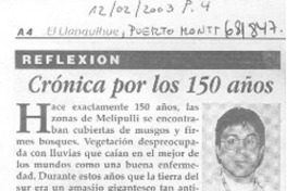 Crónica por los 150 años