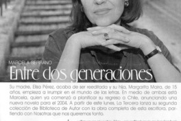 Entre dos generaciones: [entrevista]