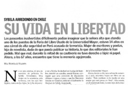 Su vida en libertad: [entrevista]