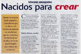 Nacidos para crear.