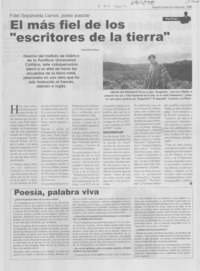 El más fiel de los "escritores de la tierra"