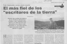 El más fiel de los "escritores de la tierra"