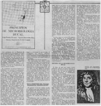 Principios de microbiología bucal.