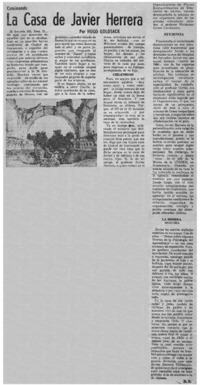 La casa de Javier Herrera