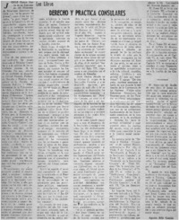 Derecho y práctica consulares