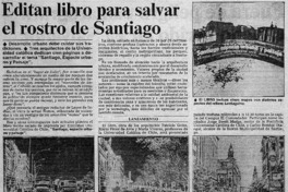 Editan libro para salvar el rostro de Santiago.