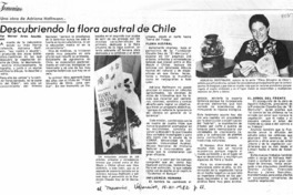 Descubriendo la flora austral de Chile.