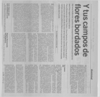 Y tus campos de flores bordados