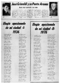 José Grimaldi y su Punta Arenas.