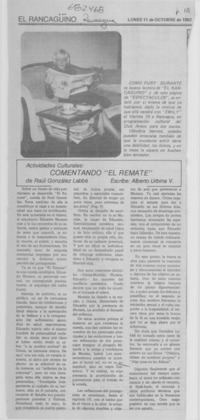 Comentando "El remate" [comentario]
