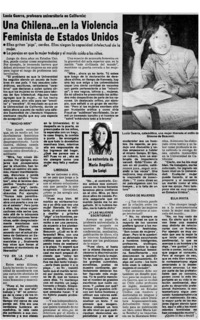 Una chilena... en la violencia feminista de Estados Unidos [entrevista]