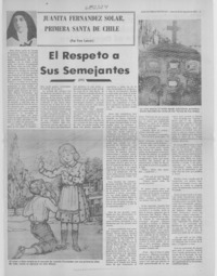 El respeto a sus semejantes