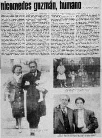 Nicomedes Guzmán, humano