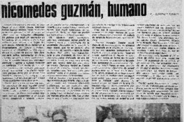 Nicomedes Guzmán, humano