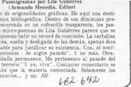 Poemigramas por Lita Gutiérrez