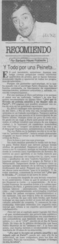 Y todo por una peineta --