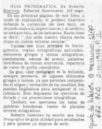 Guía ortográfica.