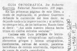 Guía ortográfica.