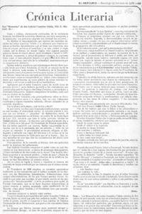 Crónica literaria