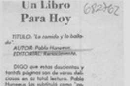 Lo comido y lo bailado