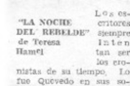 La noche del rebelde