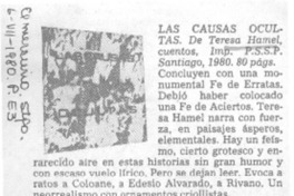 Las causas ocultas