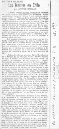 Los jesuitas en Chile