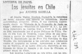 Los jesuitas en Chile