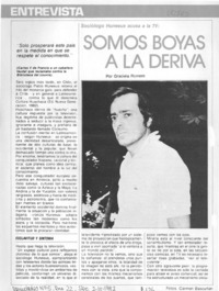 Somos boyas a la deriva