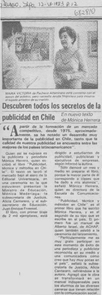Descubren todos los secretos de la publicidad en Chile.