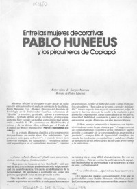 Entre las mujeres decorativas de P. Huneeus y os pirquineros de Copiapó [Entrevista]