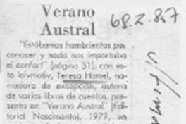 Verano austral