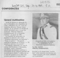 General multifacético.