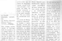 El Padre Manuel Lacunza